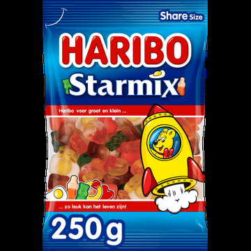 Snoep haribo starmix zak 250gr