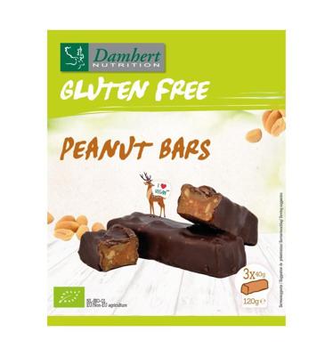 Peanut bars glutenvrij bio 120 Gram