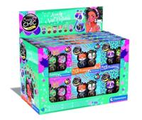 Clementoni crazy chic nagellak oranje/paars, 2st. - thumbnail