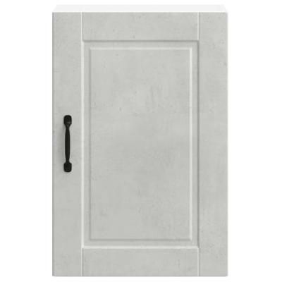 Keukenwandkast Porto bewerkt hout betongrijs Keukenwandkast Porto bewerkt hout betongrijs