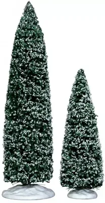 Kerstfiguur Snowy juniper tree large & medium LEMAX - Lemax