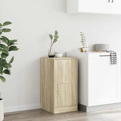 Apothekerskast 40x41x77,5 cm bewerkt hout sonoma eikenkleurig - thumbnail