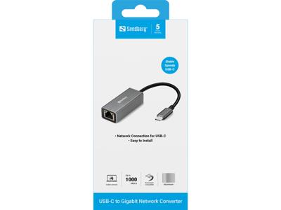 Sandberg USB-C to Network Converter