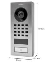 DoorBird D1101V Aufputz Buitenunit voor Video-deurintercom via WiFi WiFi, LAN RVS V2A (geborsteld) - thumbnail