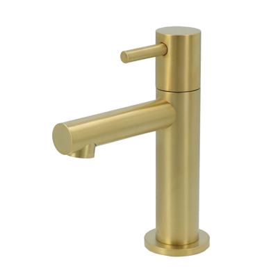 Fonteinkraan Hotbath Dude 1-hendel Recht 14.8 cm Rond Geborsteld Messing PVD Fonteinkraan Hotbath Dude 1-hendel Recht 14.8 cm Rond Geborsteld Messing PVD