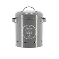 Esschert Design Voorraadblik voor Uien Antraciet - thumbnail