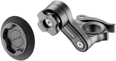 INTERPHONE gsm-houder "quiklox" met vasthoudsysteem caseholder q-lox handlebar+adhesive