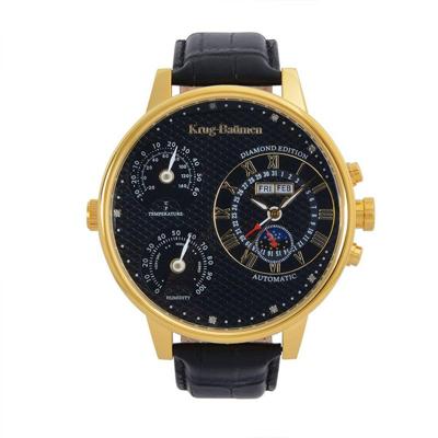 Krug Baumen KBW-200-15 Weather Diamond Heren Horloge 55mm Krug Baumen KBW-200-15 Weather Diamond Heren Horloge 55mm