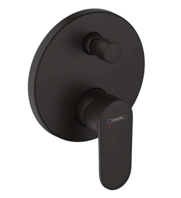 Afbouwdelen Inbouw Badmengkraan HansGrohe Vernis Blend Eengreeps Met Zekerheidscombinatie EN1717 Mat Zwart - thumbnail