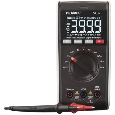 VOLTCRAFT VC171 Multimeter Digitaal CAT III 600 V Weergave (counts): 4000 VOLTCRAFT VC171 Multimeter Digitaal CAT III 600 V Weergave (counts): 4000