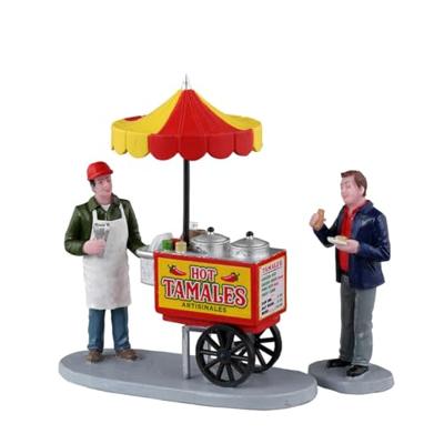 Lemax tamale cart, set of 2 kerstdorp figuur type 5 2023