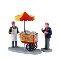 Lemax tamale cart, set of 2 kerstdorp figuur type 5 2023 - thumbnail
