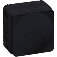 Wiska Combi 108/leer/S Aftakkast (l x b x h) 76 x 76 x 51 mm Zwart IP66 1 stuk(s) - thumbnail