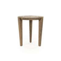 Eleonora Ronde Bijzettafel 'Davina' Mangohout, 40cm - thumbnail