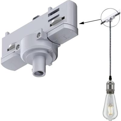 Paulmann 91385 230V-railsysteemcomponenten Pendelophanging ProRail3 Zilver Paulmann 91385 230V-railsysteemcomponenten Pendelophanging ProRail3 Zilver