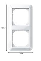 Merten 389219 Afdekking Frame 1-M, System M Polar-wit (glanzend) 1 stuk(s) - thumbnail