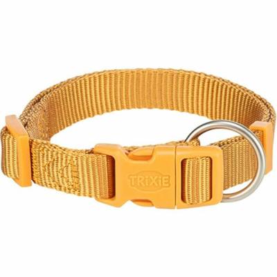 Trixie halsband hond premium curry geel