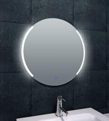 Badkamerspiegel Round | 60 cm | Rond | Directe en indirecte LED verlichting | Touch button | Met verwarming