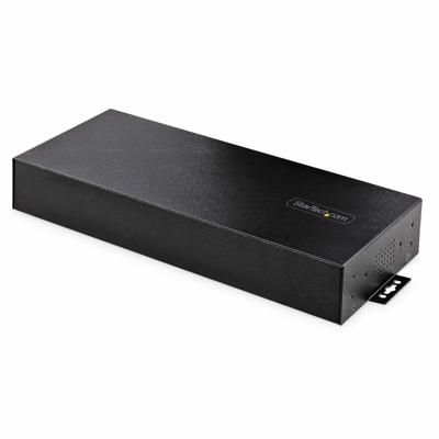 StarTech.com 16-Port Industriële USB Hub met Power Adapter, 5Gbps, Metaal, DIN/Surface/Rack Monteerbaar, Dual-Host Hub/Switch