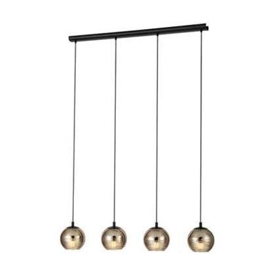 Stars of Light Hanging lamp 4-lightsLemorieta black - 39686