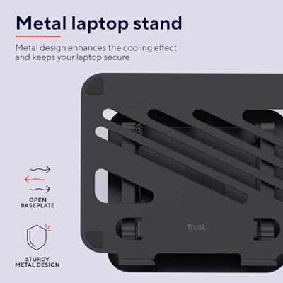 Trust Zeff Laptopstandaard Zwart - thumbnail