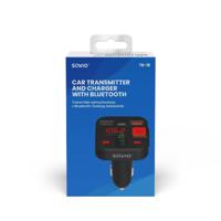 SAVIO FM-zender, Bluetooth 5.3, QC 3.0 lader, LED display, Bass Boost, TR-15, zwart - thumbnail