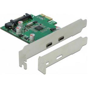 DeLOCK PCIe x1 > 2x extern SuperSpeed USB 3.2 Gen 1 usb-controller
