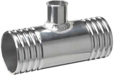 AutoStyle T adapter Blow Off Valve Ø 50>50mm 25mm aansluiting AutoStyle T adapter Blow Off Valve Ø 50>50mm 25mm aansluiting