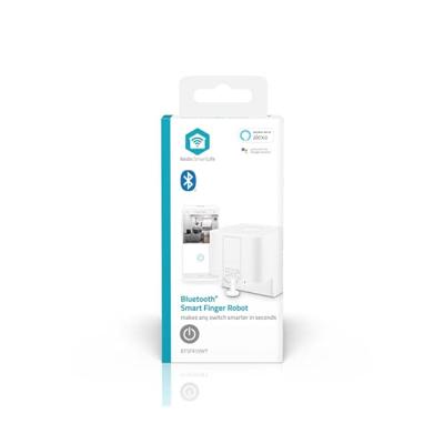 Nedis SmartLife-vingerrobot | CR2 | 1000 mAh | Bluetooth® | Drie soorten vingers - BTSFR10WT Nedis SmartLife-vingerrobot | CR2 | 1000 mAh | Bluetooth® | Drie soorten vingers - BTSFR10WT