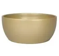 Floran bloempot boule 26x14 cm parelgoud - thumbnail