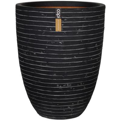 Capi bloempot nature row elegant laag 46x58 cm antraciet krwz783