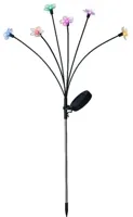 Solar Tuinsteker Bloem 6 LED 70cm Multi - thumbnail