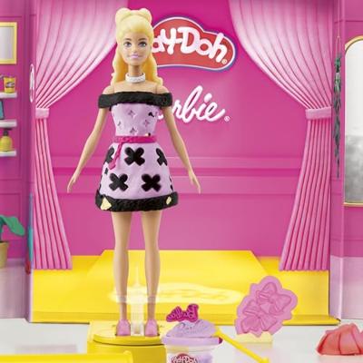 Plasticine Spel Play-Doh Barbie Designer Fashion Show Multicolour