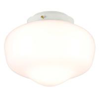 CasaFan 1 BN Schoolhouse Lamp voor plafondventilator Opaalglas (glanzend) - thumbnail