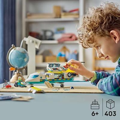 LEGO City 60465 Luchtreddingsambulance - Bouwset voor jongens vanaf 6 jaar
