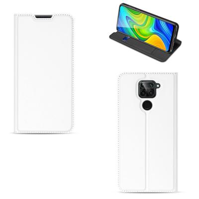 Xiaomi Redmi Note 9 | Book Cover | Wit met Pasjehouder