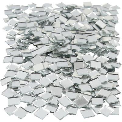 Creativ Company Spiegel mozaiek tegels, afm 10x10 mm, dikte 2 mm, 500 stuk/ 1 doos