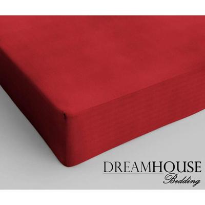 Dreamhouse Katoenen Hoeslaken Rood 180 x 200 cm