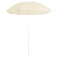 Parasol met stalen paal 180 cm zandkleurig - thumbnail