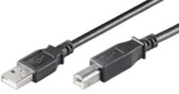 MicroConnect usbab05b usb A, usb b zwart - thumbnail