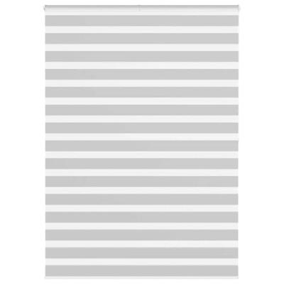 VidaXL Zebra rolgordijn 155x200 cm stofbreedte 150,9 cm lichtgrijs VidaXL Zebra rolgordijn 155x200 cm stofbreedte 150,9 cm lichtgrijs