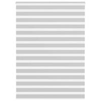 VidaXL Zebra rolgordijn 155x200 cm stofbreedte 150,9 cm lichtgrijs - thumbnail