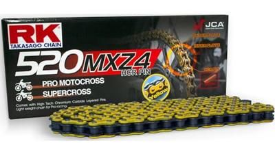 RK Chains 520 mxz4 118 c yellow/black open