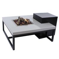 Enjoyfires: Vuurtafel Ambiance Vierkant - Zwart-grijs - thumbnail