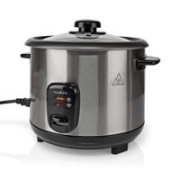 Nedis karc115al rijstkoker 1.5l 500w zilver - thumbnail