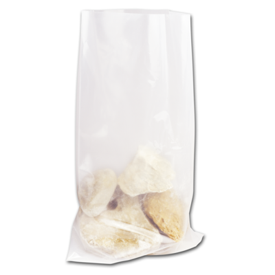 Zak | Vlakke zak | LDPE | 50x80cm | 200my | transparant | 100 stuks