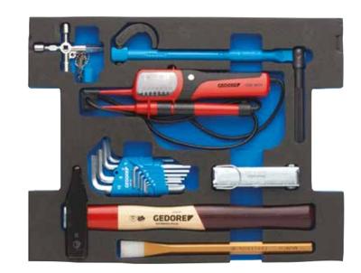 Gedore Gereedschapset Sanitair In Ct-Module Tbv Sortimo L-Boxx 136®, 13-Dlg. (1100 CT2 03 100 B) - 2940590