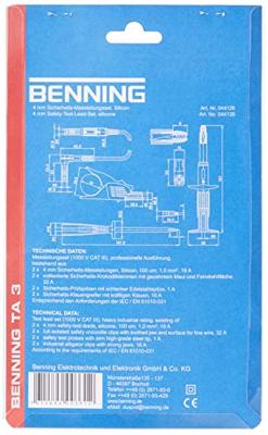 Benning Meetleidingset | 8-delig meetpunten-d. 4 mm | lengte 1000 mm | 1 stuk - 044126 044126