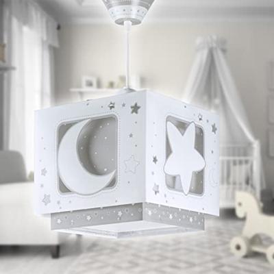Dalber hanglamp Moonlight glow in the dark 24 cm 60W grijs