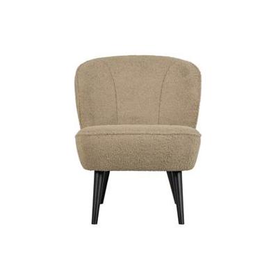 WOOOD Fauteuil 'Sara' Teddy, kleur Sand